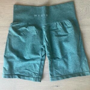 NVGTN Forest Green Contour Seamless Shorts